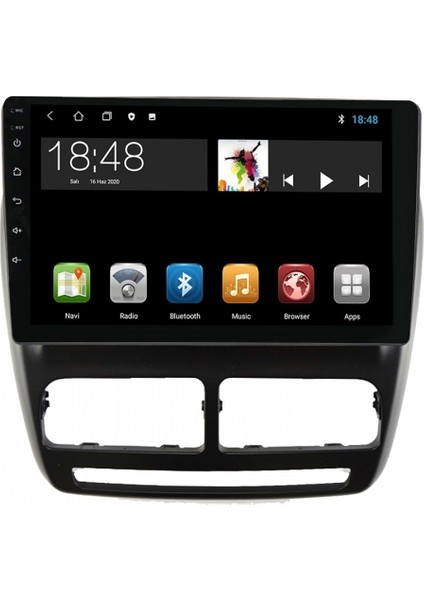 Fiat Doblo 2010-2014 4 Gb Ram 32 Gb Hafıza 10.1 Inç Android Auto Ve Carplay Multimedya Sistemi