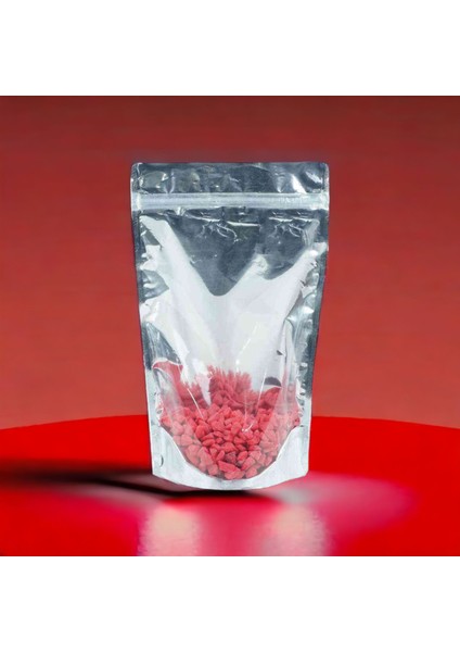 Şeffaf Metalize Kilitli Doypack 130x225x70 mm 1000 Adet