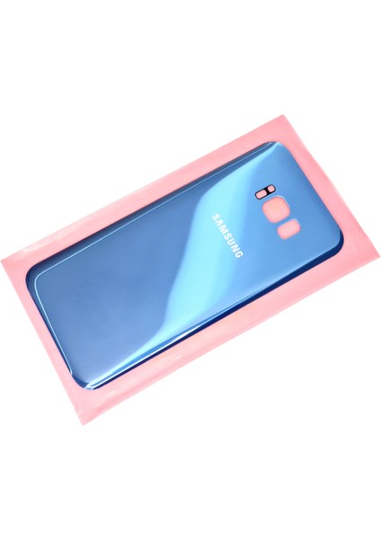 Samsung Galaxy S8 PLUS Arka Pil Batarya Kapağı + PİL (CAM) MAVİ
