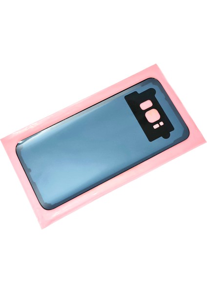 Samsung Galaxy S8 PLUS Arka Pil Batarya Kapağı + PİL (CAM) MAVİ