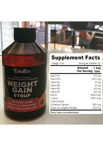 Mc Anabolics Weight Gain Syrup