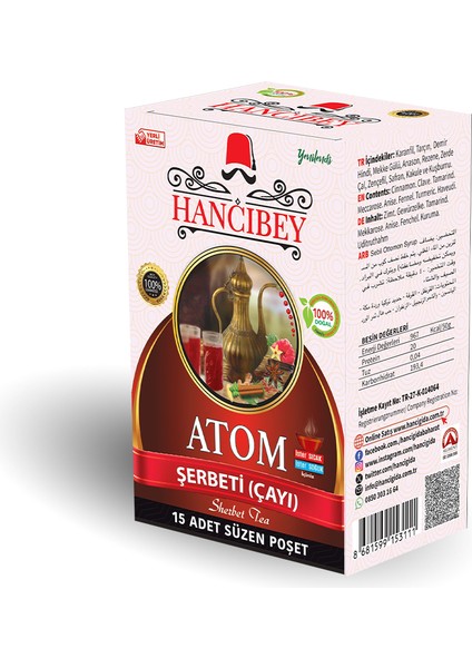Atom Şerbeti (Çayı) x24 Adet