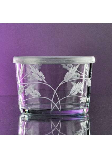 Şeffaf Kapaklı 3lü Reçellik Sürgün Desenli modelleri