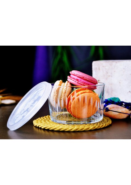 Şeffaf Kapaklı 3lü Reçellik Vega Desenli fiyatları