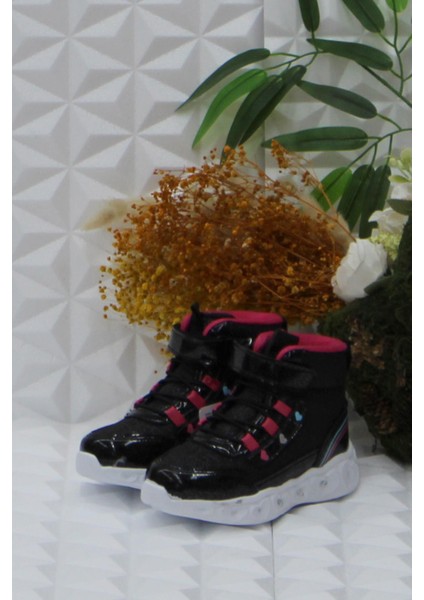 Cool Kids Siyah Rahat Hafif Işıklı Kız Çocuk Bot modelleri