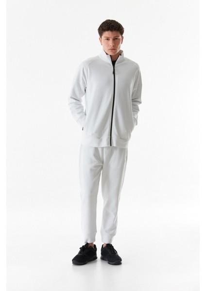Basic Çift Cepli Fermuarlı Dik Yaka Sweatshirt fırsatları