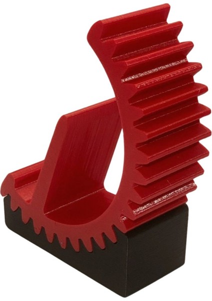 Dişli Tasarımlı Ayarlanabilir Telefon ve Tablet Standı - Kırmızı/siyah fırsatları