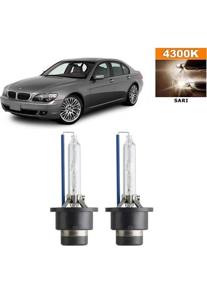 Jaguar Xf 2008-2011 Xenon D1S / D1R 4300K Sarı Hıd Xenon Ampul 2 Adet