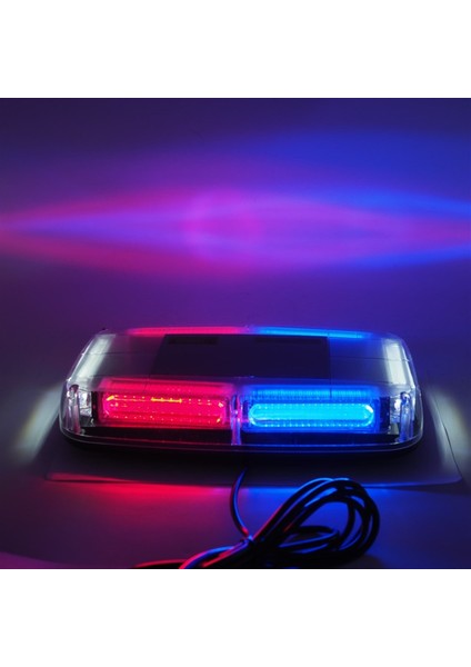 Çakarlı tepe lambası mıknatıslı kırmızı-beyaz-mavi 24w 12-24v / LAIK530 modelleri