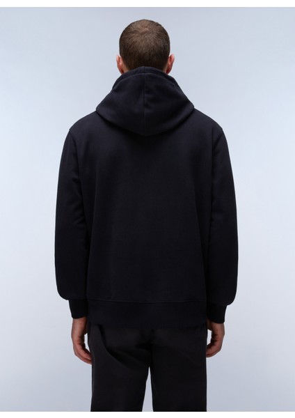 Siyah Erkek Bisiklet Yaka Normal Kalıp Sweatshirt NP0A4IBD0411_B-DOREES H