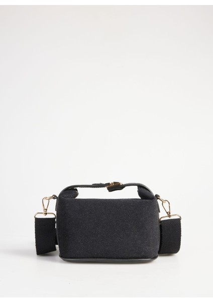 Siyah Kadın Omuz Çantası Alessıa