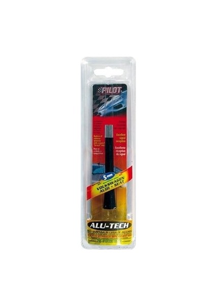 Lampa Pilot Alu-Tech Siyah Anten Çubuğu Vidalı 40145