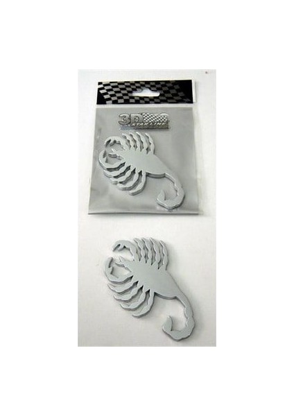 Krom 3 Boyutlu Amblem Akrep 8000603