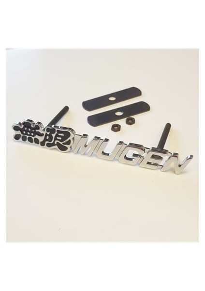 Mugen Metal Amblem 1,6x14cm Arkadan Somunlu