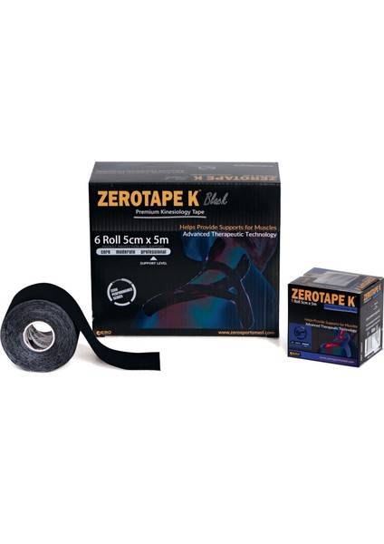 Zerotape K Siyah 5cm x 5m