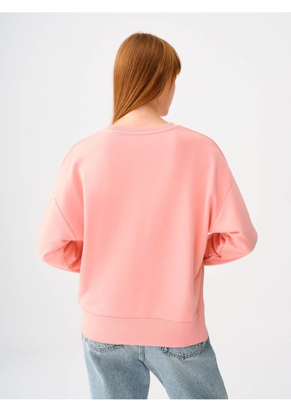 Kadın Sweatshirt Pembe LF2038201