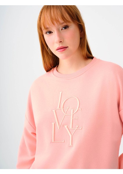 Kadın Sweatshirt Pembe LF2038201