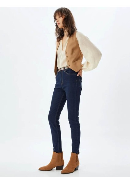 Kadın Jean Pantolon Indigo 5WAL40204MD fiyatları