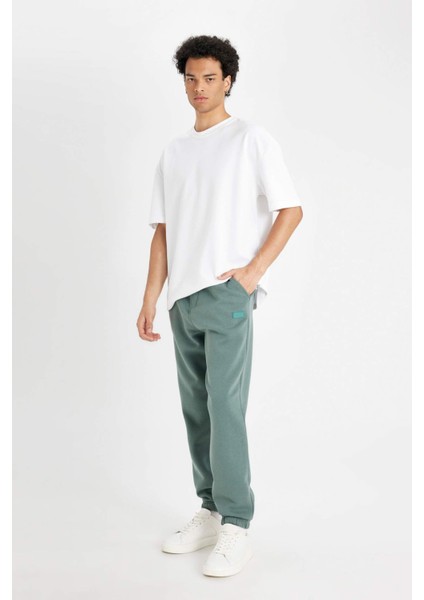 Regular Fit Jogger Eşofman Altı Cepli Beli Paçası Lastikli X8286AZ24AU