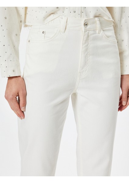 Yüksek Bel Kot Pantolon Dar Paça - Carmen Jeans