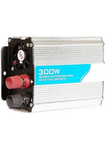 Inverter Dönüştürücü Usb'Li 24V-220V 300 Watt / Icca93