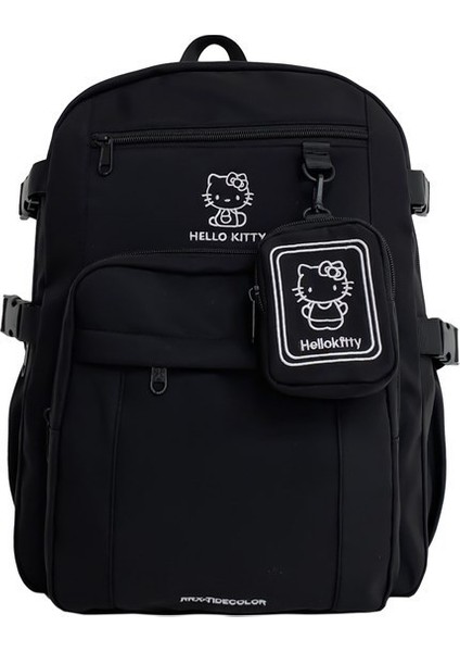 Sanrio Büyük Kapasiteli Öğrenci Okul Çantası Seyahat Sırt Çantası (Yurt Dışından)