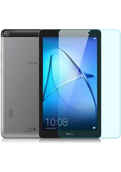 - Huawei Mediapad T3 7 Inc - Ekran Koruyucu Tablet Temperli Cam Koruma - Renksiz