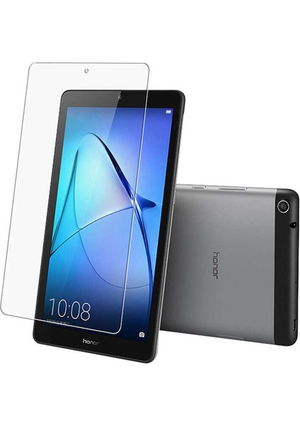 - Huawei Mediapad T3 7 Inc - Ekran Koruyucu Tablet Temperli Cam Koruma - Renksiz