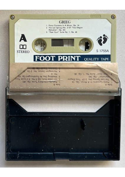 Grieg Masterpiece Classical Kaset (Dönem Foot Print Stüdyo Kaset)