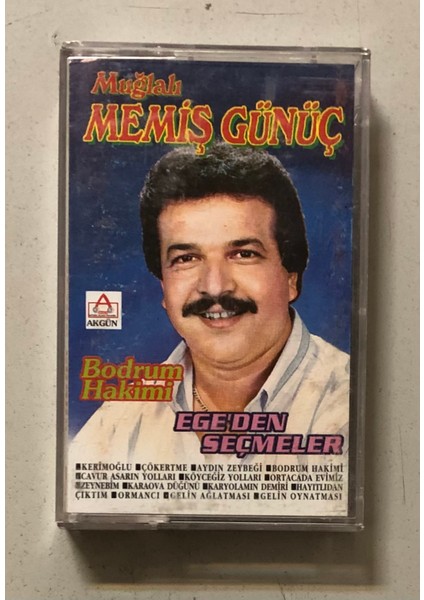 Memiş Günüç Bodrum Hakimi Ege'den Seçmeler Kaset (Orjnal Dönem Baskı Kaset)