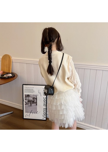 Sevimli Mini Çanta Kız Omuz Crossbody Çanta Çocuk Çantası (Yurt Dışından)