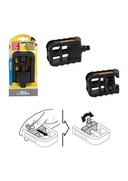 Ped-10 City-MTB Katlanır Pedal Seti 92320