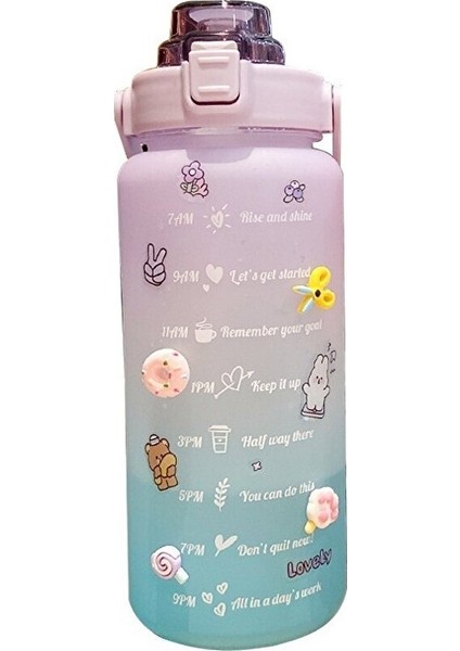 Lebeigo Wb 2000 ml Büyük Kapasiteli Spor Su Şişesi (Yurt Dışından)