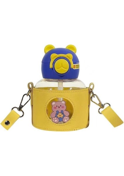 Lebeigo Elastik Kapaklı, Yüksek Görünümlü Plastik Bebek Su Bardağı (Yurt Dışından)