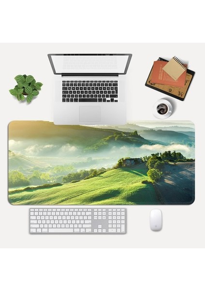 Büyük Kaymaz Mouse Pad, Dizüstü Bilgisayar Masası Pedi, Ofis ve Ev Için Uygun Su Geçirmez Masa Yazma Pedi (Yurt Dışından)