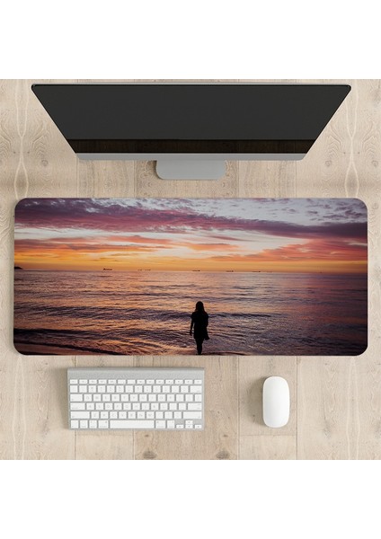 Büyük Kaymaz Mouse Pad, Dizüstü Bilgisayar Masası Pedi, Ofis ve Ev Için Uygun Su Geçirmez Masa Yazma Pedi (Yurt Dışından)