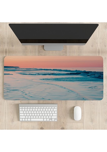 Büyük Kaymaz Mouse Pad, Dizüstü Bilgisayar Masası Pedi, Ofis ve Ev Için Uygun Su Geçirmez Masa Yazma Pedi (Yurt Dışından)