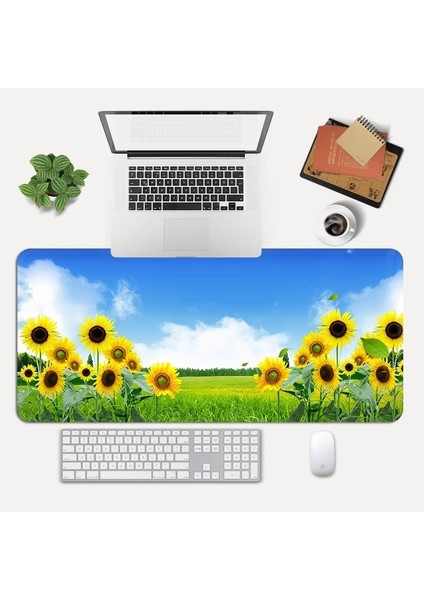 Büyük Kaymaz Mouse Pad, Dizüstü Bilgisayar Masası Pedi, Ofis ve Ev Için Uygun Su Geçirmez Masa Yazma Pedi (Yurt Dışından)