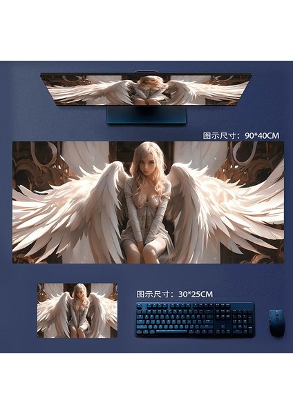 Büyük Kaymaz Mouse Pad, Dizüstü Bilgisayar Masası Pedi, Ofis ve Ev Için Uygun Su Geçirmez Masa Yazma Pedi (Yurt Dışından)