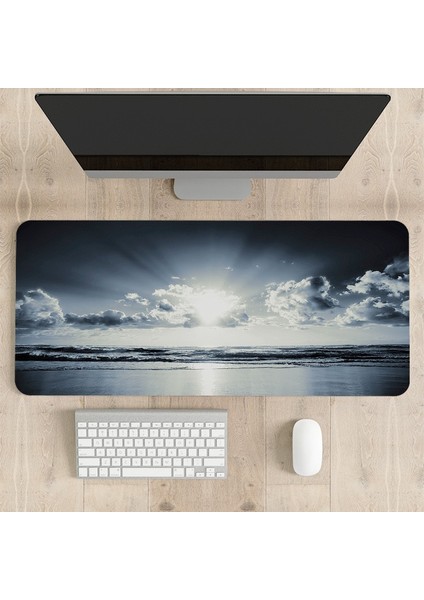 Büyük Kaymaz Mouse Pad, Dizüstü Bilgisayar Masası Pedi, Ofis ve Ev Için Uygun Su Geçirmez Masa Yazma Pedi (Yurt Dışından)