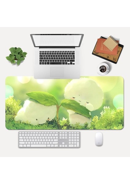 Büyük Kaymaz Mouse Pad, Dizüstü Bilgisayar Masası Pedi, Ofis ve Ev Için Uygun Su Geçirmez Masa Yazma Pedi (Yurt Dışından)