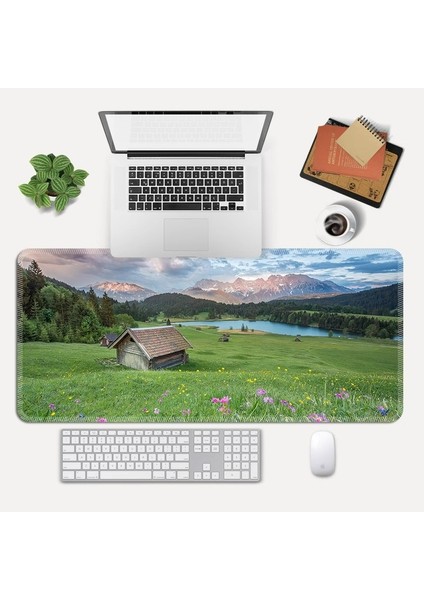 Büyük Kaymaz Mouse Pad, Dizüstü Bilgisayar Masası Pedi, Ofis ve Ev Için Uygun Su Geçirmez Masa Yazma Pedi (Yurt Dışından)