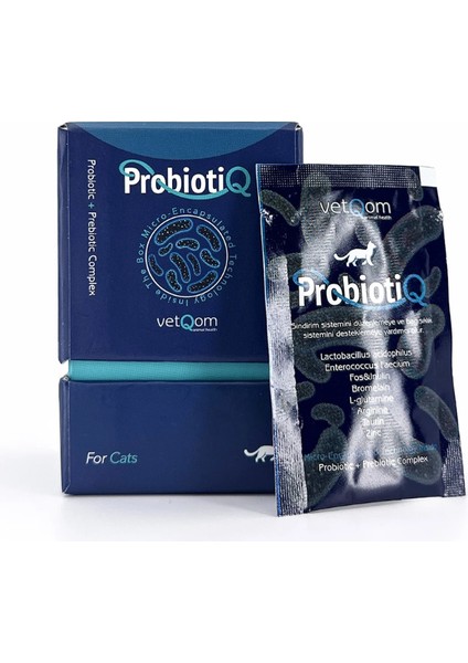 Kedi Probiotiq – Probiyotik + Prebiyotik Kompleks – 10 Saşe