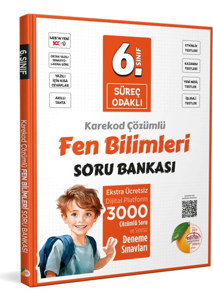 6. Sınıf Süreç Odaklı Fen Bilimleri Soru Bankası