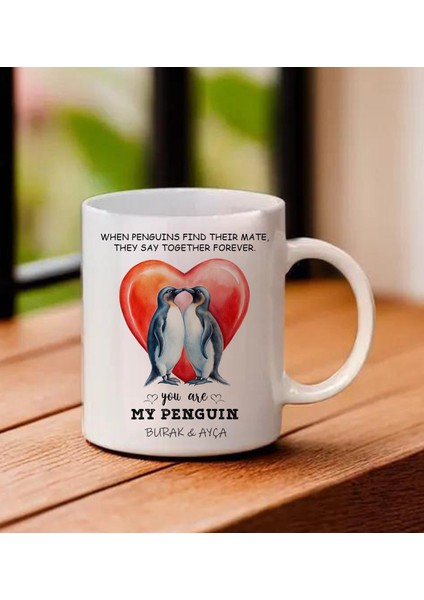 Kişiye Özel Kalp Temalı Kupa Bardak