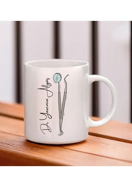 Kişiye Özel Diş Hekimi Temalı Kupa Bardak