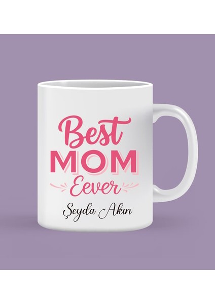 Kişiye Özel Best Mom Temalı Kupa Bardak