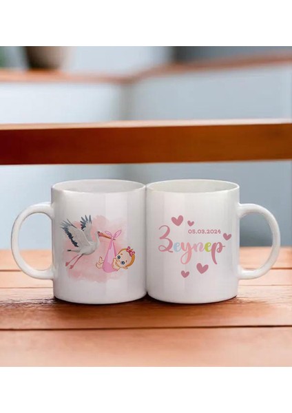 Kişiye Özel Bebek Temalı Kupa Bardak