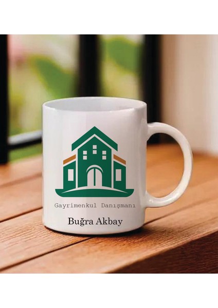 Kişiye Özel Gayrimenkul Danışmanı Temalı Kupa Bardak