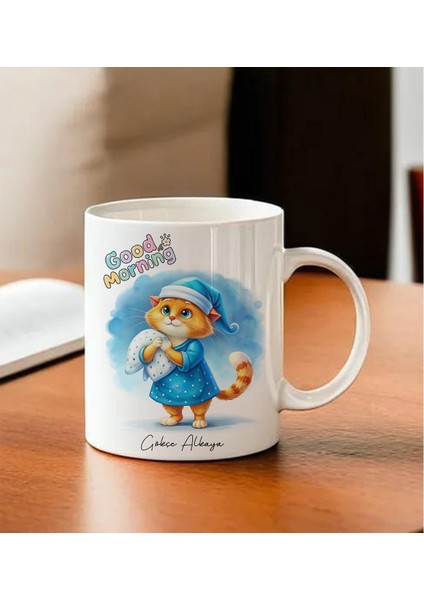 Kişiye Özel Kedi Temalı Kupa Bardak
